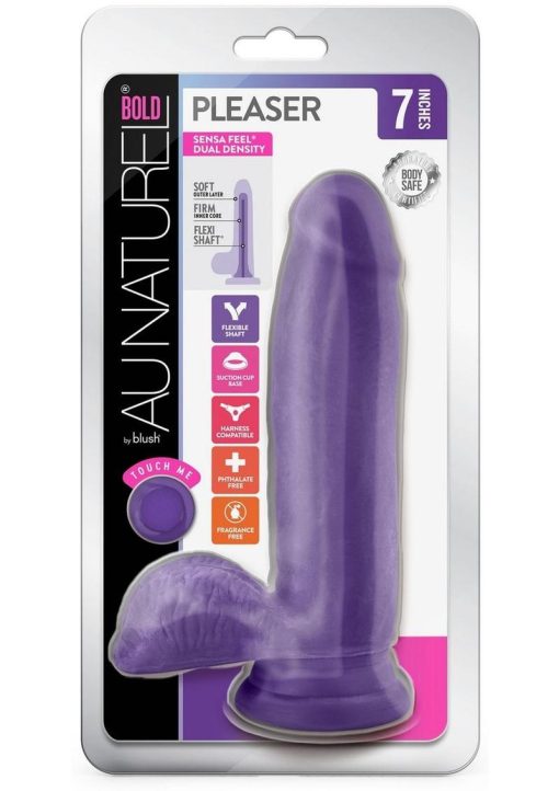 Au Naturel Bold Pleaser Dildo 7  inch Suction Cup Non Vibrating - Image 2