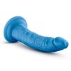 Neo Elite Dual Density Cock With Suction Cup Silicone Neon Blue 7.5 inch - Image 3