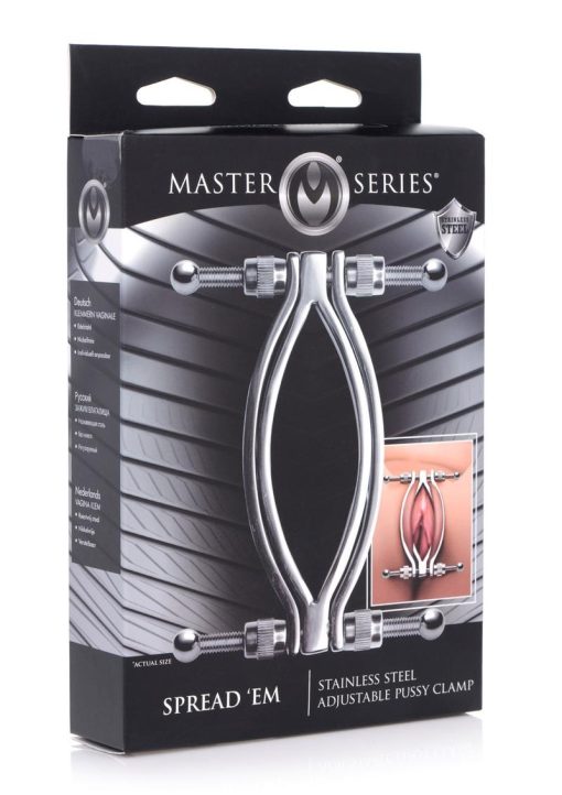 Master Series Stainless Steel Adjustable Pussy Clamp - Image 2