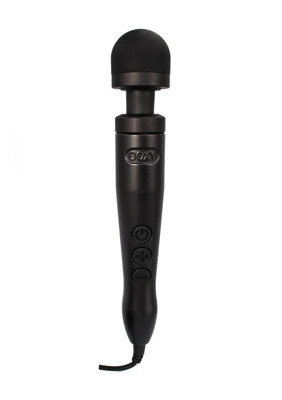 Doxy Die Cast 3 Wand Plug-In Vibrating Body Massager - Matte Black