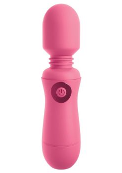 OMG! Wands #Enjoy Rechargeable Silicone Vibrating Massager - Pink