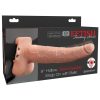 Fetish Fantasy Hollow Rechargeable Strap-On With Balls Flesh 9 Inches - Image 2