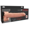 Fetish Fantasy Hollow Rechargeable Strap-On With Balls Flesh 11 Inches - Image 2
