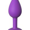 Fantasy For Her Her Little Gem Small Plug Anal Plug Silicone Waterproof Purple - Image 3