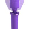 Fantasy For Her Rechargeable Power Wand Multispeed Silicone - Purple