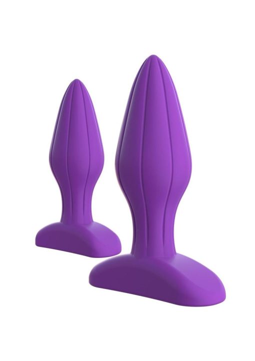 Fantasy For Her Designer Love Plug Set Anal Play Kit Silicone Purple - Image 3