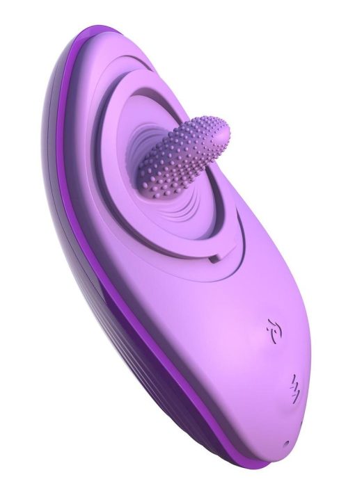 Fantasy For Her Silicone Fun Tongue Rechargeable Multi Function Waterproof Purple - Image 3