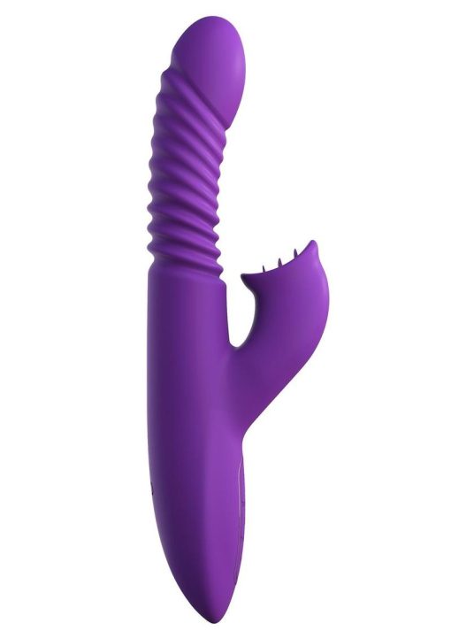 Fantasy For Her Ultimate Thrusting Clit Stimulate Her Rechargeable Waterproof Purple - Image 3