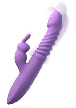 Fantasy For Her Thrusting Silicone Rabbit Multi-Function Rechargeable Waterproof - Purple