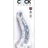 King Cock Clear 7.5 inch  With Balls Dildo Non Vibrating - Image 2