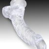 King Cock Clear Dildo with Balls 7.5in - Clear