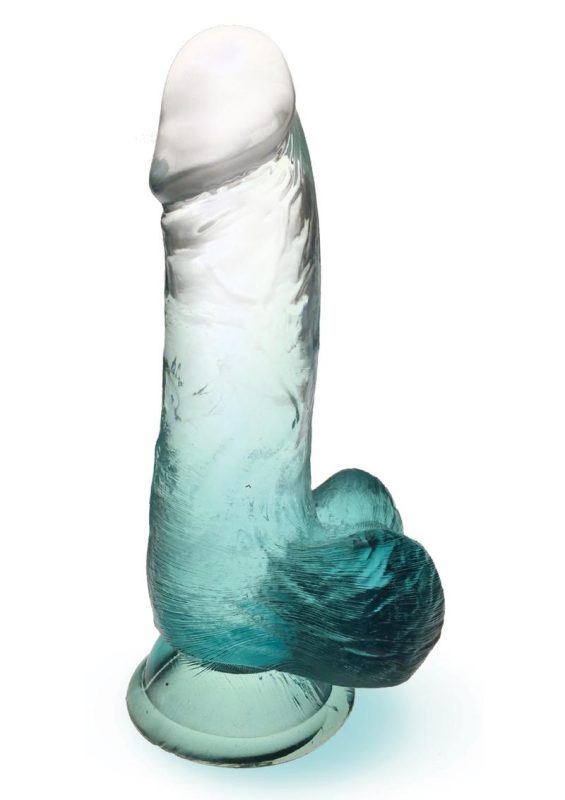 Shades Gradient Dildo 6in - Emerald