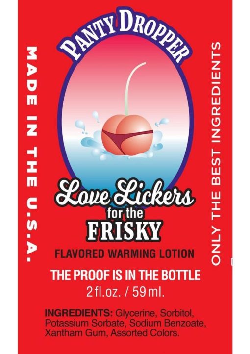 Love Lickers Cherry Flavored Warming Massage Oil 1.76oz - Panty Dropper - Image 2