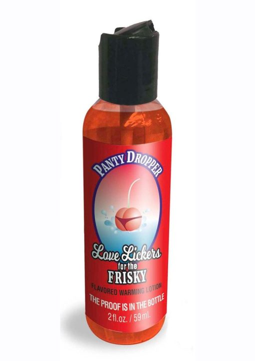 Love Lickers Cherry Flavored Warming Massage Oil 1.76oz - Panty Dropper
