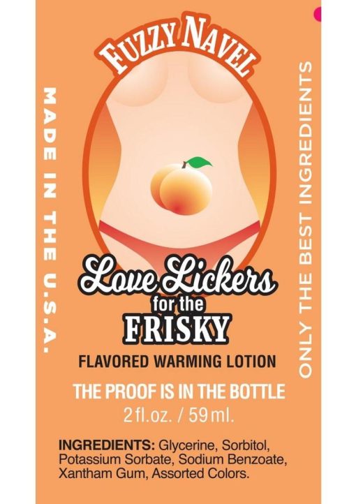 Love Lickers Warming Lotion Fuzzy Navel 1.76 Ounce - Image 2