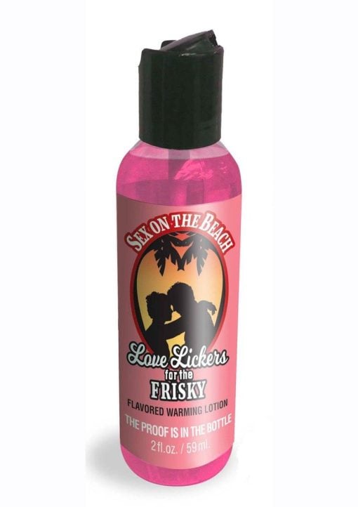 Love Lickers Passion Fruit Flavored Warming Massage Oil 1.76oz - Sex On The Beach