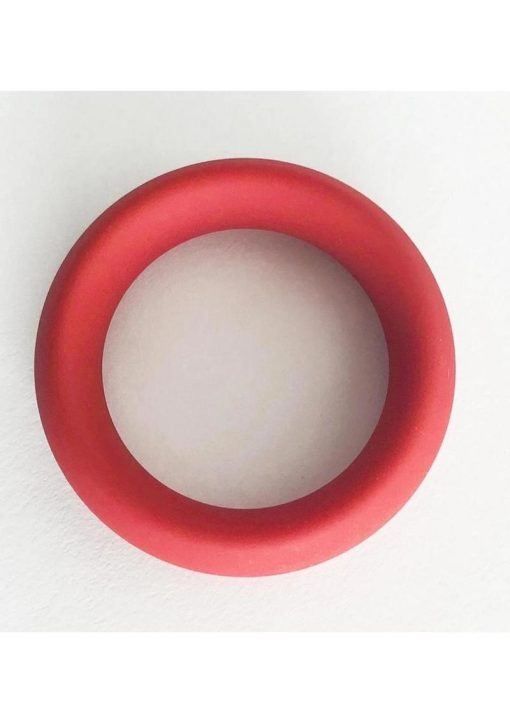 Boneyard Meat Rack Beef Up Bulge Ring 3X Stretch Silicone Cock Ring - Red - Image 3