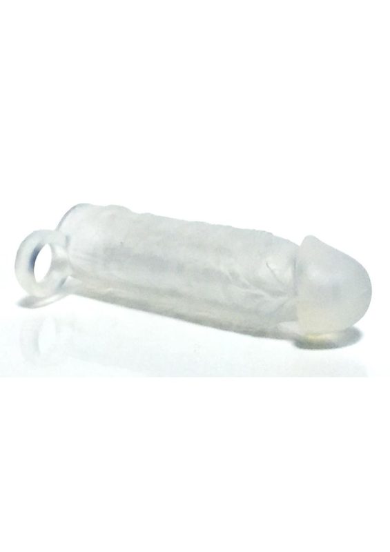 Boneyard Meaty 3X Stretch Silicone Penis Extender 6.5in - Clear