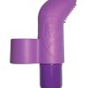 The 9`s - S-Finger Silicone G-Spot Vibrator - Purple
