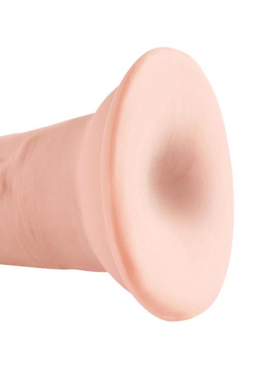 King Cock Plus Triple Density Dildo 5in - Vanilla - Image 3