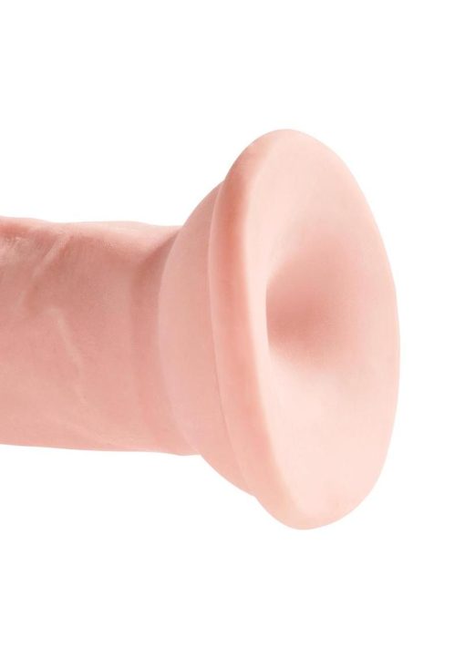 King Cock Plus Triple Density Dildo 6in - Vanilla - Image 3