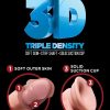 King Cock Plus Triple Density Dildo 7in - Vanilla