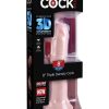 King Cock Plus Triple Density Dildo 8in - Vanilla - Image 2