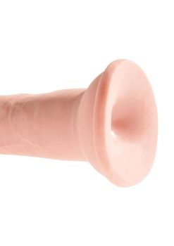 King Cock Plus Triple Density Dildo 8in - Vanilla