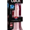 King Cock Plus Triple Density Dildo 9in - Vanilla - Image 2