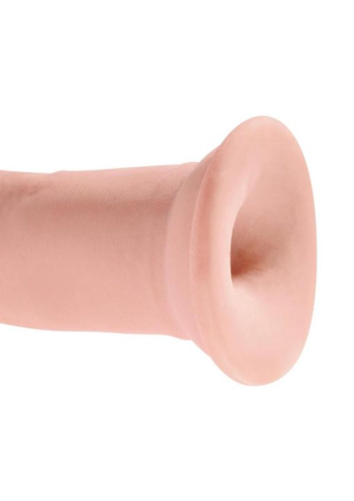 King Cock Plus Triple Density Dildo 9in - Vanilla
