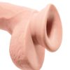King Cock Plus Triple Density Dildo with Balls 9in - Vanilla - Image 3