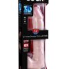 King Cock Plus Triple Density Dildo with Balls 12in - Vanilla - Image 2