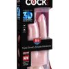 King Cock Plus Triple Density Double Penetrator Dildo 9.5in -Vanilla - Image 2