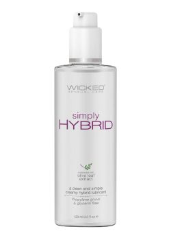Wicked Simply Hybrid Lubricant With Olive Leaf Extract 4oz