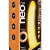 Neo Elite Glow in the Dark Dildo 7.5in - Orange - Image 2