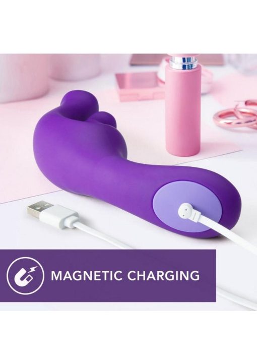 Wellness G Wave Rechargeable Silicone G-Spot Vibrator - Purple - Image 3