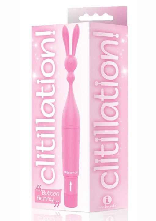 The 9's - Clitterific! Button Bunny Clitoral Stimulator - Pink - Image 2