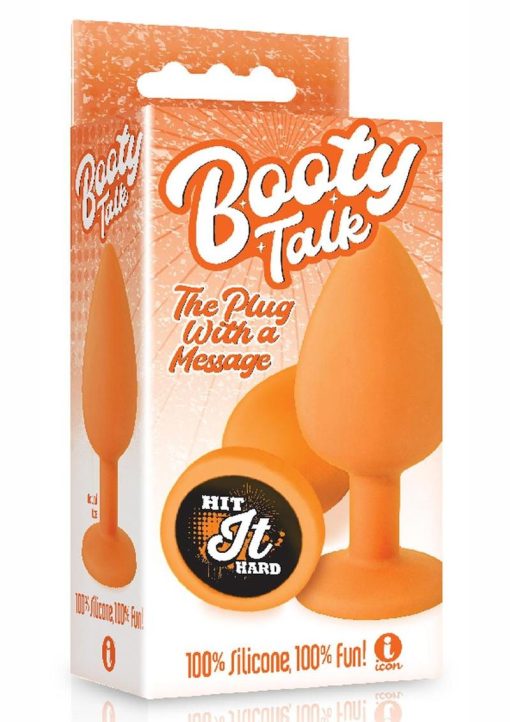 The 9's - Booty Calls Silicone Butt Plug Hit It Hard - Orange - Image 2