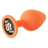 The 9`s - Booty Talk Silicone Butt Plug Hit It Hard - Orange