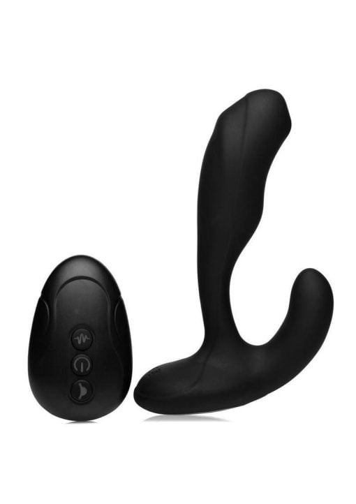 Alpha-Pro Bendable Prostate Stimulator with Stroking Bead - Black - Image 3