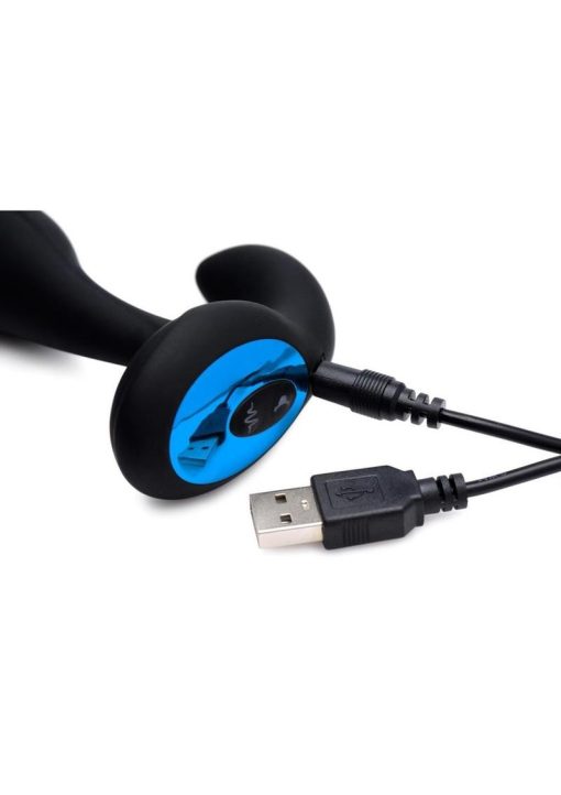 Alpha-Pro Bendable Prostate Stimulator with Stroking Bead - Black - Image 4