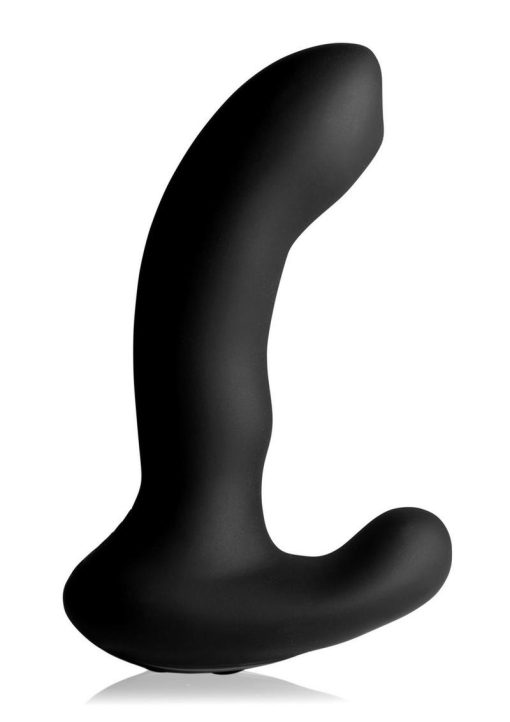 Alpha-Pro P-MASSAGE Prostate Stimulator with Stroking Bead - Black - Image 4