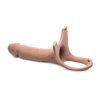 Size Matters Hollow Silicone Dildo Strap-On - Vanilla - Image 4