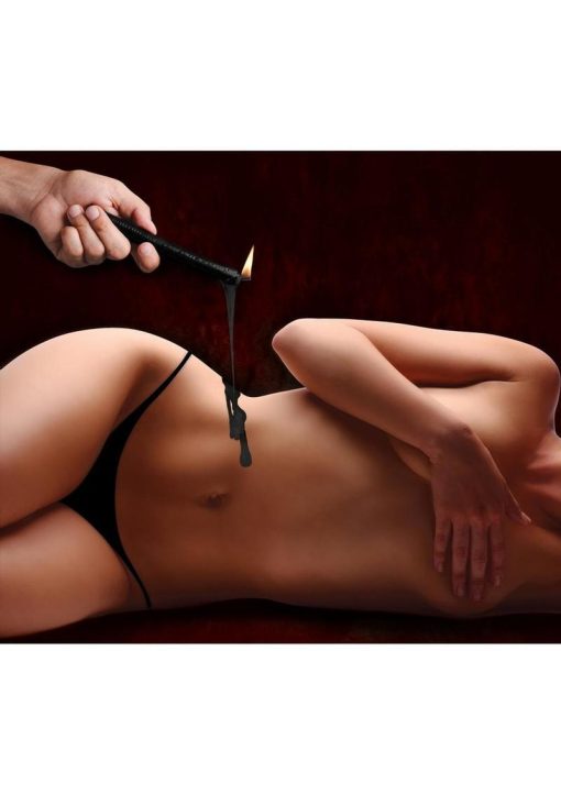 Master Series Dark Drippers Fetish Drip Candles (Set of 3) - Black - Image 4