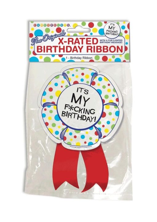 Candy Prints X-Rated Birthday Ribbon Medallion - Image 2