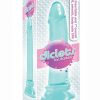 The 9`s - Diclets Jelly Dildo 7in - Aqua - Image 2