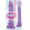 The 9`s - Diclets Jelly Dildo 7in - Purple - Image 2