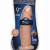 FleshStixxx Dual Density Silicone Bendable Dildo 9in - Caramel - Image 2