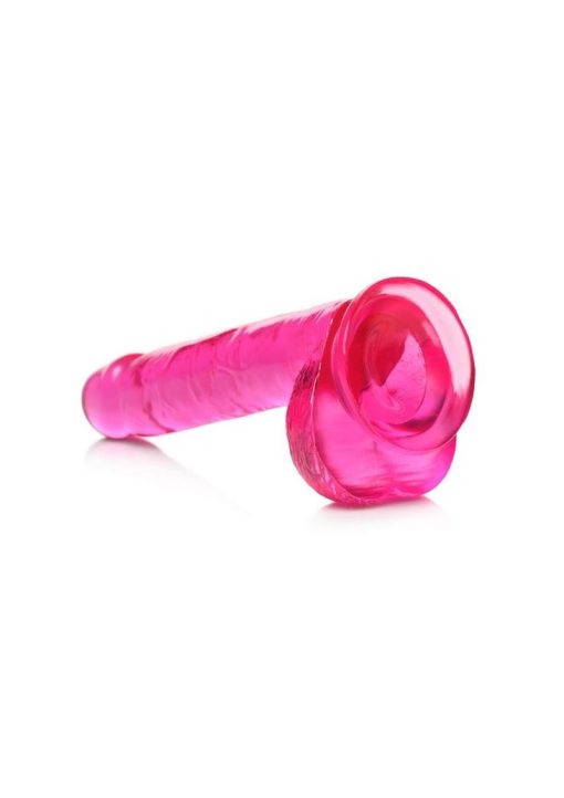 Lollicock Slim Stick Dildo with Balls 7in - Cherry Ice - Image 4