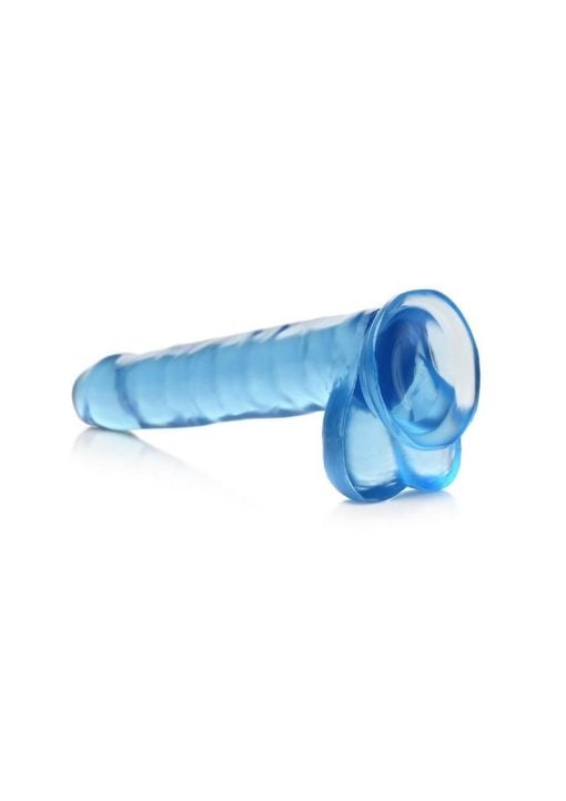 Lollicock Slim Stick Dildo with Balls 8in - Berry Ice - Image 4